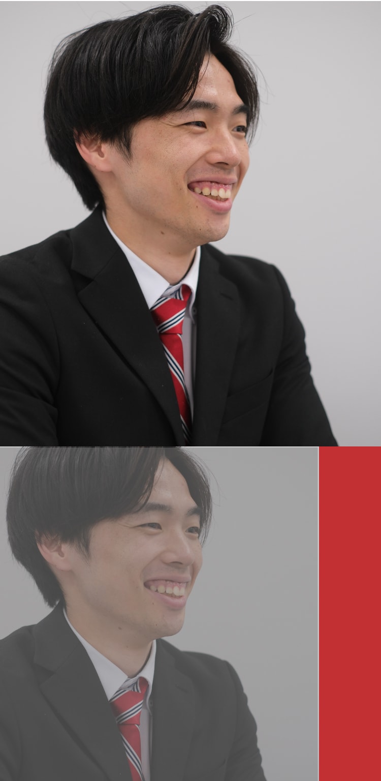 社員の久木田玄太の写真