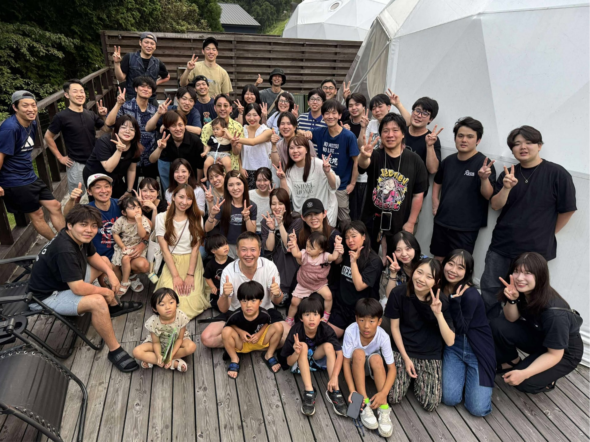 社員旅行の集合写真